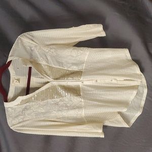 Xs Tiny blouse by Anthropology 3/4 sleeve